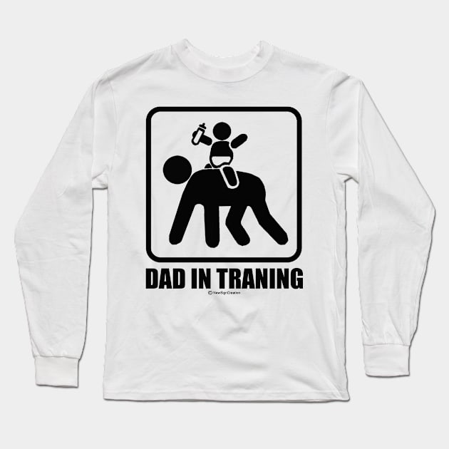 Dad in training Long Sleeve T-Shirt by NewSignCreation